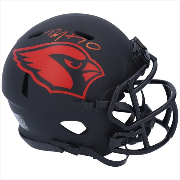 Autographed Arizona Cardinals DeAndre Hopkins Fanatics Authentic Riddell Eclipse Alternate Speed Mini Helmet