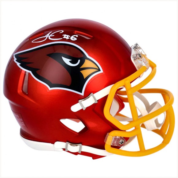 Autographed Arizona Cardinals James Conner Fanatics Authentic James Conner Arizona Cardinals Autographed Riddell Flash Speed Mini Helmet