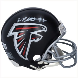 Autographed Atlanta Falcons Kyle Pitts Fanatics Authentic Riddell VSR4 Mini Helmet