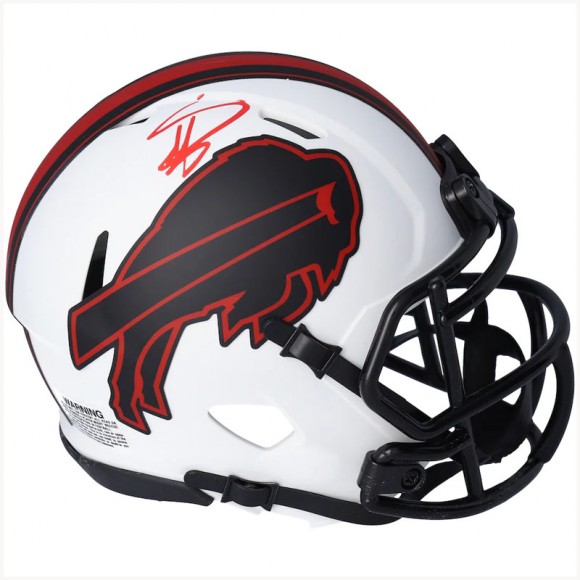 Autographed Buffalo Bills Stefon Diggs Fanatics Authentic Riddell Lunar Eclipse Alternate Speed Mini Helmet