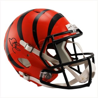 Autographed Cincinnati Bengals Joe Burrow Fanatics Authentic Riddell Speed Replica Helmet