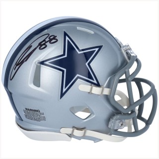 Autographed Dallas Cowboys CeeDee Lamb Fanatics Authentic Riddell Speed Mini Helmet