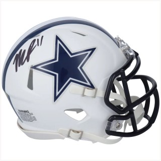 Autographed Dallas Cowboys Micah Parsons Fanatics Authentic Riddell Flat White Alternate Revolution Speed Mini Helmet