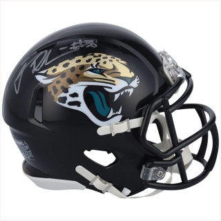 Autographed Jacksonville Jaguars James Robinson Fanatics Authentic Riddell Speed Mini Helmet