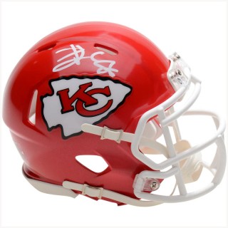 Autographed Kansas City Chiefs Travis Kelce Fanatics Authentic Riddell Speed Mini Helmet