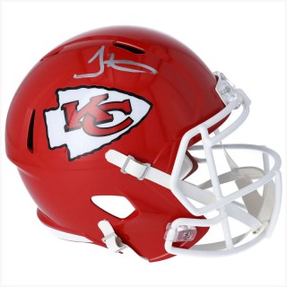 Autographed Kansas City Chiefs Tyreek Hill Fanatics Authentic Riddell Speed Replica Helmet