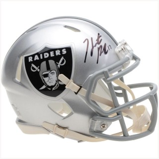 Autographed Las Vegas Raiders Hunter Renfrow Fanatics Authentic Riddell Speed Mini Helmet