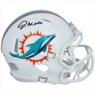 Autographed Miami Dolphins Jaylen Waddle Fanatics Authentic Riddell Speed Mini Helmet