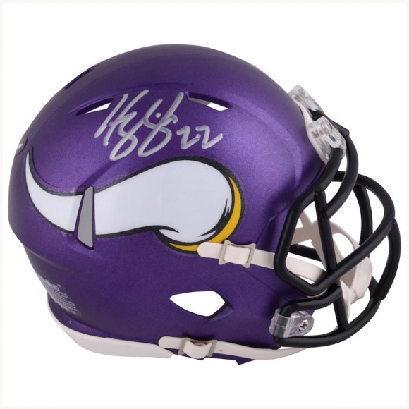Autographed Minnesota Vikings Harrison Smith Fanatics Authentic Riddell Speed Mini Helmet