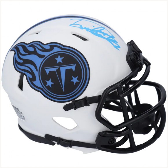 Autographed Tennessee Titans Derrick Henry Fanatics Authentic Riddell Lunar Eclipse Alternate Speed Mini Helmet