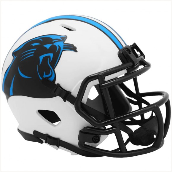 Carolina Panthers Fanatics Authentic Riddell LUNAR Alternate Revolution Speed Mini Football Helmet