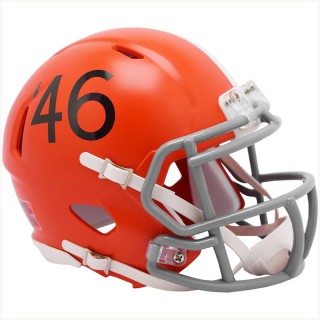 Cleveland Browns Fanatics Authentic Riddell 2021 Season Throwback Logo Speed Mini Helmet