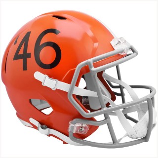 Cleveland Browns Fanatics Authentic Riddell 2021 Season Throwback Logo Speed Replica Helmet