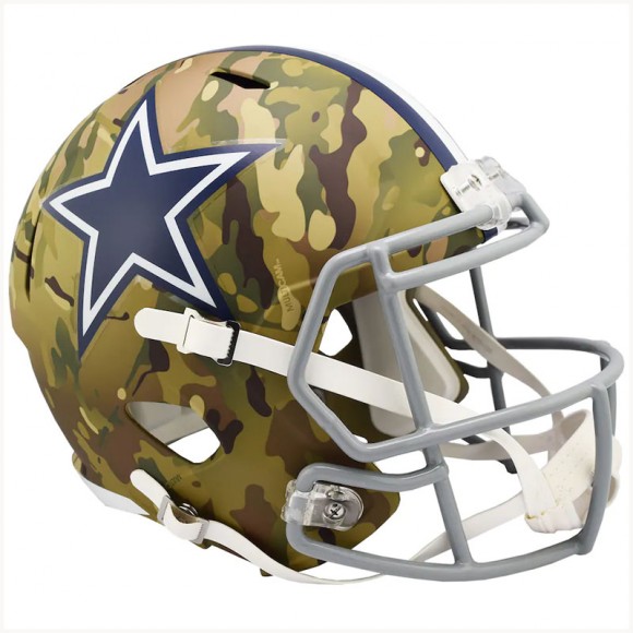 Dallas Cowboys Fanatics Authentic Riddell Camo Alternate Revolution Speed Replica Football Helmet