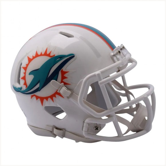 Fanatics Authentic Riddell Miami Dolphins Revolution Speed Mini Football Helmet