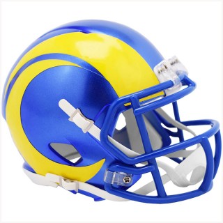 Los Angeles Rams Fanatics Authentic Riddell 2020 - Present Revolution Speed Mini Football Helmet