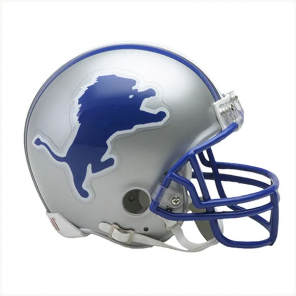 Riddell Detroit Lions Throwback 1983 - 2002 VSR4 Mini Football Helmet