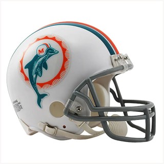 Riddell Miami Dolphins VSR4 Throwback 1972 Mini Football Helmet