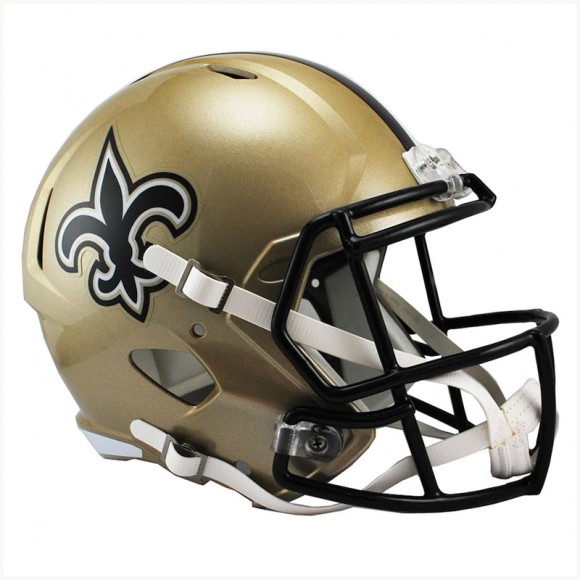 Riddell New Orleans Saints Revolution Speed Full-Size Replica Football Helmet