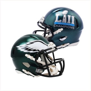 Riddell Philadelphia Eagles Super Bowl LII Champions Revolution Speed Mini Football Helmet