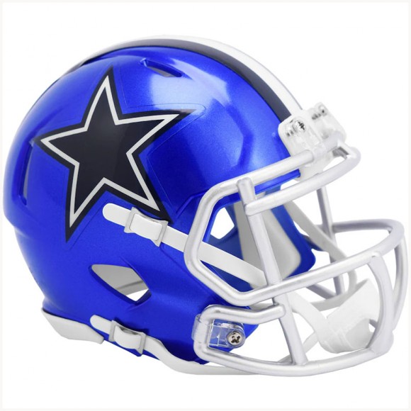 Unsigned Dallas Cowboys Riddell FLASH Alternate Revolution Speed Mini Football Helmet