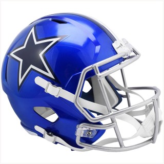 Unsigned Dallas Cowboys Riddell FLASH Alternate Revolution Speed Replica Football Helmet